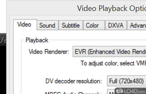 Video player with audio effects and support for subtitles - Screenshot of jetVideo
