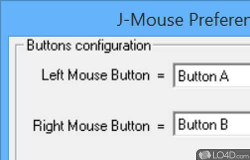 Screenshot of jmouse - Make the joystick or gamepad to work like a mouse