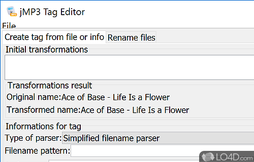 jMP3 Tag Editor screenshot