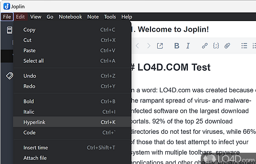 Joplin Screenshot