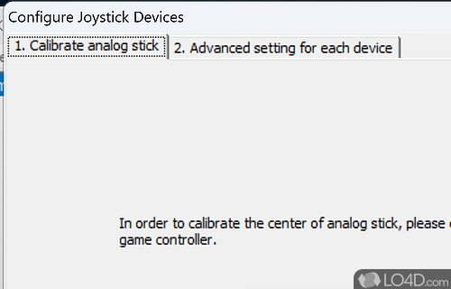Capable of emulating the inputs from both keyboard and mouse - Screenshot of Joy2Key