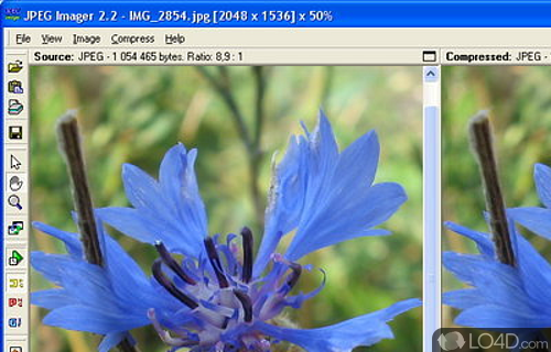 Screenshot of JPEG Imager - Interactive image compressor and optimizer with many additional functions