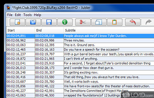 Jubler Screenshot