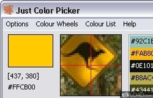 comment utiliser just color picker