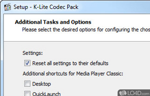 Core Features and Basic Functions - Screenshot of K-Lite Codec Pack Full