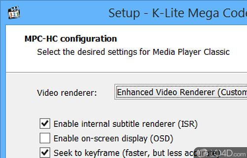 Important codecs to play any video and audio - Screenshot of K-Lite Codec Pack Mega