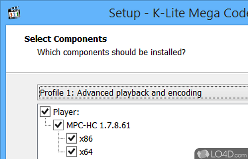 Thorough step-by-step setup process - Screenshot of K-Lite Codec Pack Mega