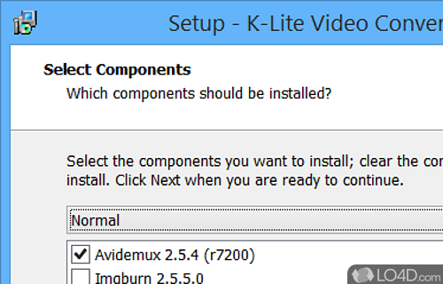 K Lite Video Conversion Pack Screenshot