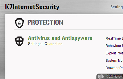 Advanced Virus Detection And Prevention - Screenshot of K7 Total Security