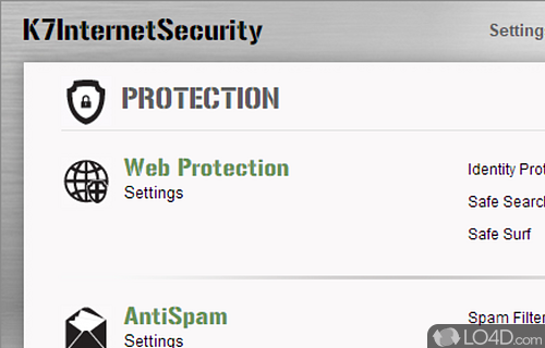 K7 Antivirus Plus - Screenshot of K7 Total Security