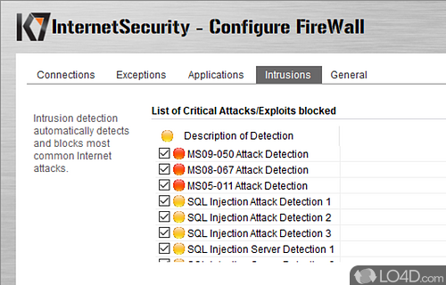 Automatic updates - Screenshot of K7 Total Security