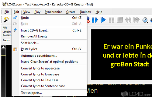 Karaoke CD+G Creator screenshot