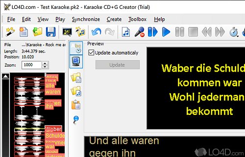 Karaoke CD+G Creator screenshot