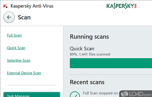 Kaspersky Anti-Virus screenshot