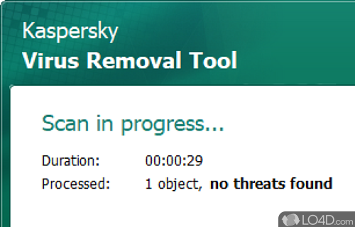 Activate the in-depth analysis mode - Screenshot of Kaspersky Virus Removal Tool