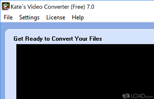 Software when you need to view or convert video files - Screenshot of Kate's Video Converter