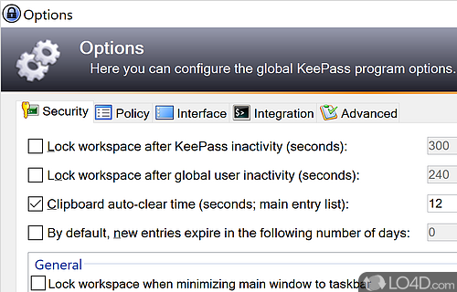 Remember many passwords - Screenshot of KeePass