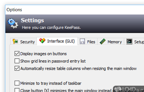 KeePass - Screenshot of KeePass Portable