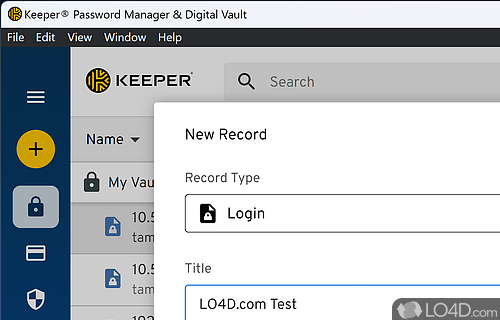 Keeper Password Manager screenshot