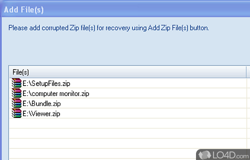 Kernel ZIP - Corrupted Archive Recovery Screenshot