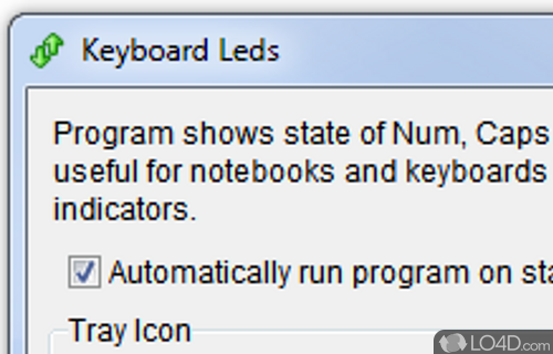 Screenshot of Keyboard Lock Status - User interface