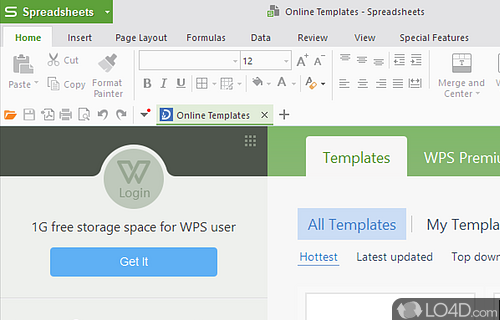 Three tools with intuitive and straightforward looks - Screenshot of WPS Office