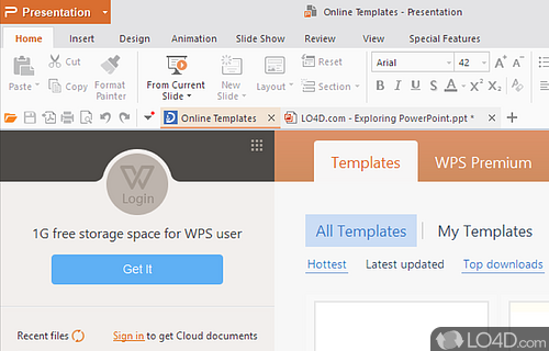 Word for Word - Screenshot of WPS Office