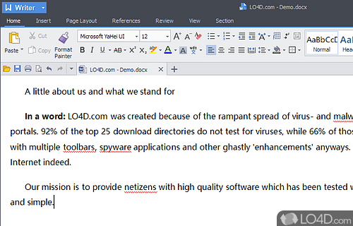 Office suite that comprises multiple options to aid you in creating - Screenshot of WPS Office Premium