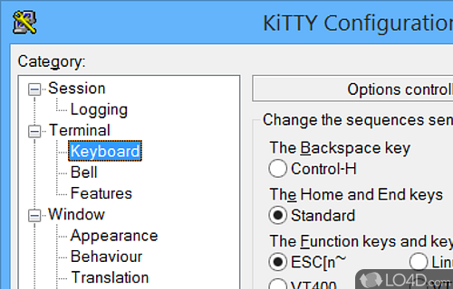 Improved SSH client if we compare it with PuTTy - Screenshot of KiTTY