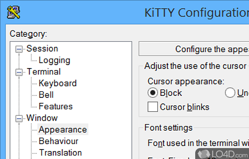 A terminal emulator with its own unique features and functions - Screenshot of KiTTY