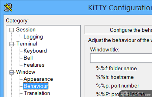 A fork, a small change, and the addition of more functions and features - Screenshot of KiTTY
