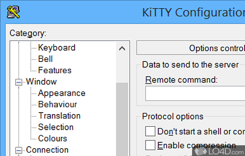 Remote access to other computers with more features - Screenshot of KiTTY