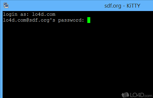 Complete and reliable Telnet and SSH client for Windows - Screenshot of KiTTY