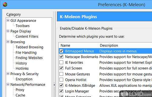 K-Meleon screenshot