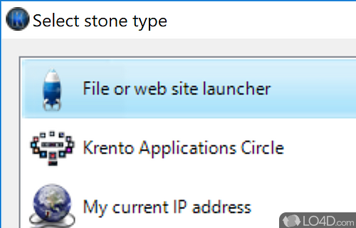 Your favorite apps, files and websites, a click away - Screenshot of Krento