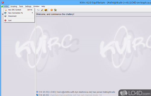 KVIrc screenshot