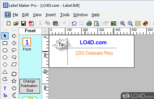 Design and print address labels, envelopes and more from Excel, Access files - Screenshot of Label Maker Pro