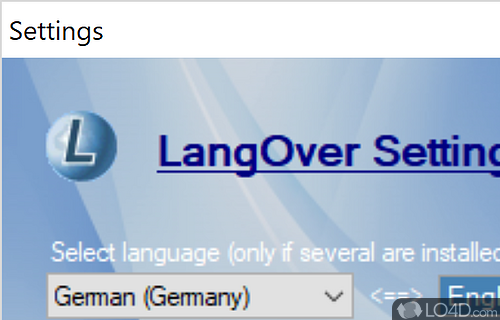 Quick, easy translation at the touch of a button - Screenshot of LangOver