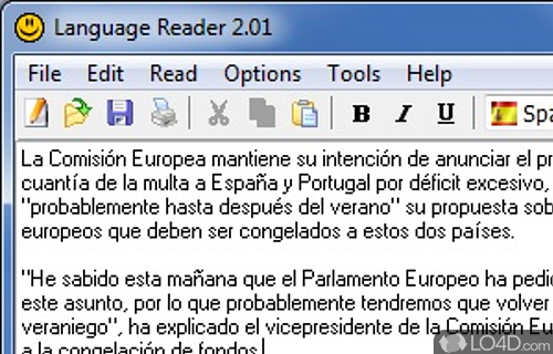 Language Reader Screenshot