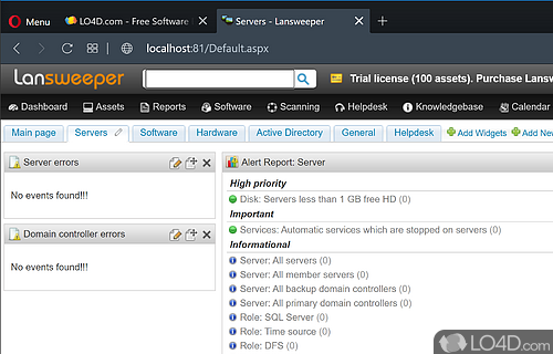 Workstation inventory from A to Z - Screenshot of Lansweeper