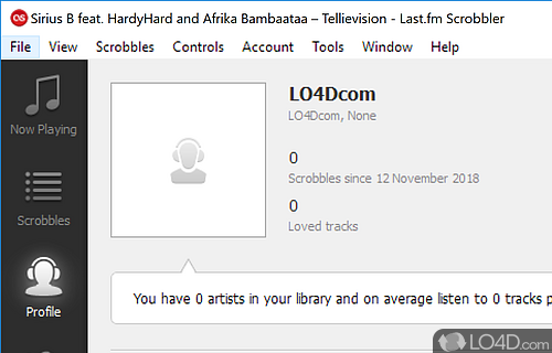 Configure program settings - Screenshot of Last.FM Scrobbler