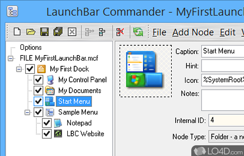 LaunchBar Commander Portable screenshot