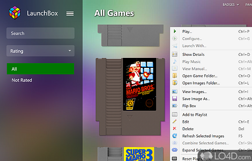 Launcher for DOSBox - Screenshot of LaunchBox