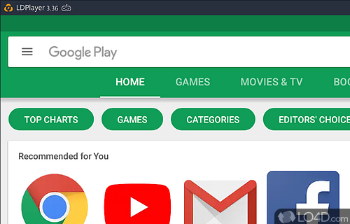 Access to the Google Play store with a simple account login and access to all of the apps available on real devices - Screenshot of LDPlayer