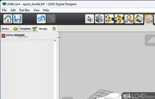 Digital version of the famous LEGO box - Screenshot of LEGO Digital Designer