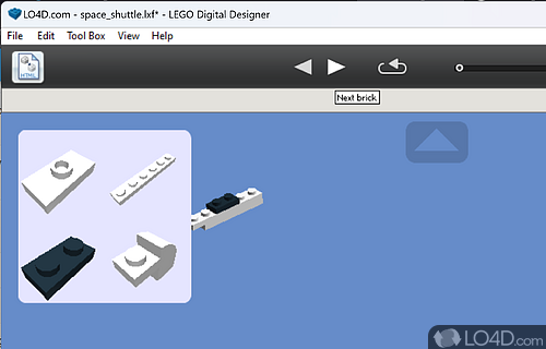 Was produced by the LEGO Group - Screenshot of LEGO Digital Designer