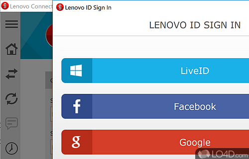 Transfer data between your Android devices and Windows-based gadgets by relying on this convenient and streamlined app - Screenshot of Lenovo Connect2