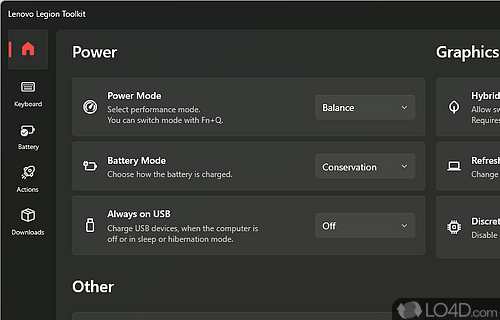 Lenovo Legion Toolkit screenshot