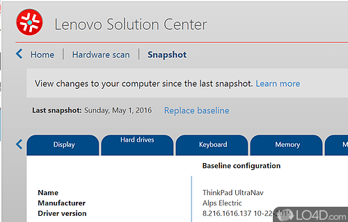 Lenovo Solution Center Screenshot