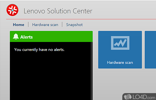 Lenovo Solution Center Screenshot